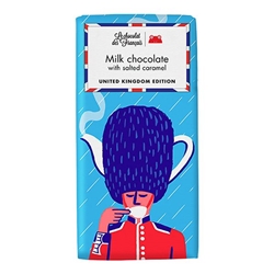 Le Chocolat des Français London Guard Milk salted caramel 41% 80g [Pack of 10]