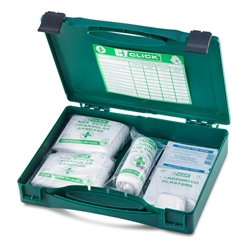 Click Medical Delta 1 Person First Aid Kit Green 