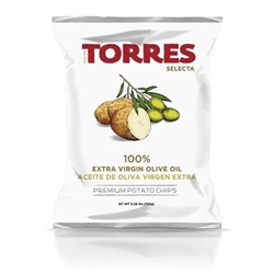 Torres Extra Virgin Olive Oil Crisps 40g [Pack of 20]
