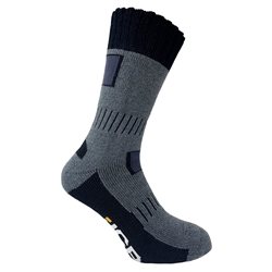 JCB Workwear Rigger Boot Socks  Grey 9-12