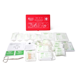 Click Medical German Vehicle First Aid Kit Din 13164 In Travel Box Red 