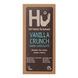 Hu Vanilla Crunch Dark Chocolate Bar 60g [Pack of 12]