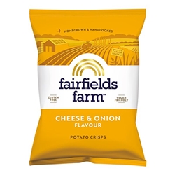 Fairfields Farm Crisps Cheese & Onion Crisps 150g [Pack of 10]