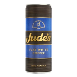 Jude's Flat White Coffee 250ml Can [Pack of 12]