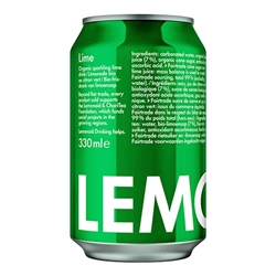 Lemonaid Lime Organic & Fairtrade 330ml Cans [Pack of 12]