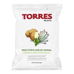 Torres Mediterranean Herbs Crisps 150g [Pack of 15]