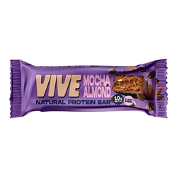 Vive Natural Protein Bar, Mocha Almond 49g [Pack of 12]