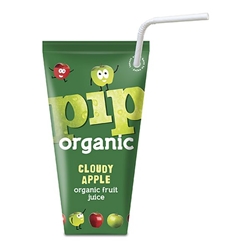Pip Organic Cloudy Apple Juice Carton 180ml [Pack of 24]