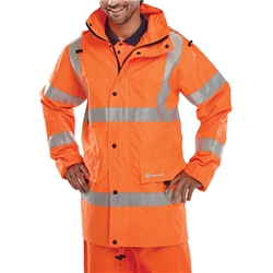 Beeswift Jubilee Hi-Vis Jacket Orange Xxxxl