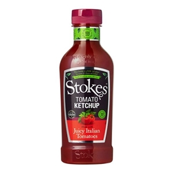Stokes Real Tomato Ketchup SQUEEZY 485g [Pack of 10]