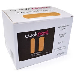 Quickplast Fabric Plasters 6 X 40 Flesh 