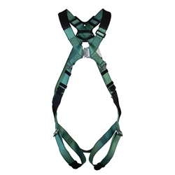 V-Form Back D-Ring Qwik-Fit Harness Xs Green Xs