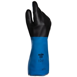 Mapa Temp-Tec 332 Gauntlet Gloves Black/Blue Xl