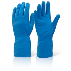 Beeswift Household Medium Weight Gloves Blue L