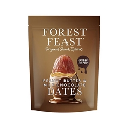 Forest Feast Milk Chocolate Peanut Butter Dates 140g [Pack of 6]