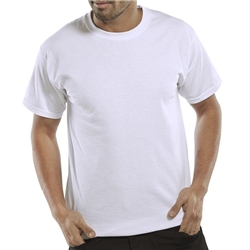 Beeswift Heavyweight T-Shirt White L