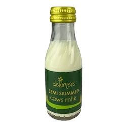 Delamere Dairy Semi Skimmed Milk 97ml [Pack of 24]