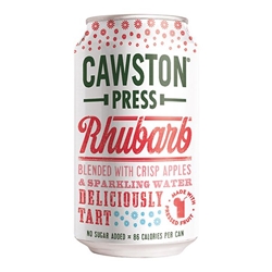 Cawston Press Sparkling Rhubarb 330ml Cans [Pack of 24]