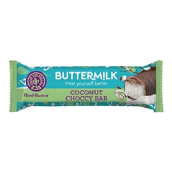 Buttermilk Plant Powered Coconut Choccy Bar 45g [Pack of 24]