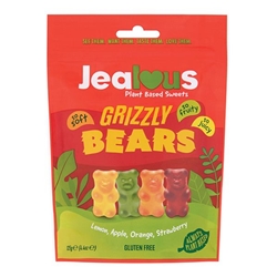 Jealous Grizzly Bears 125g Share Bags [Pack of 10]