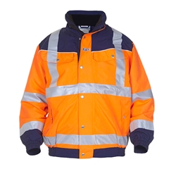 Hydrowear Furth Hi-Vis Sns Pilot Two-Tone Jacket Orange / Navy Xxl