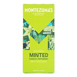 Montezuma's Chocolate Milk with Crunchy Peppermint 90g [Pack of 12]