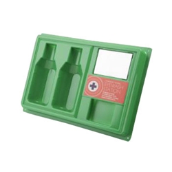 Click Medical Empty Eyewash Station Green 