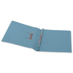 5 Star Office Transfer Spring File Recycled 285gsm Capacity 38mm Foolscap Blue [Pack 50]