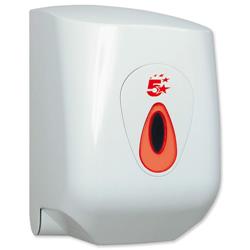 5 Star Facilities Centrefeed Dispenser Large W230xD235xH350mm White