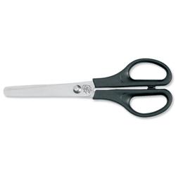 5 Star Office Scissors 6.5 inches ABS Handles Black 