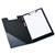 5 Star Office Fold-over Clipboard with Front Pocket Foolscap Black