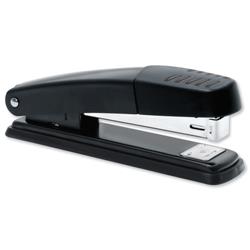 5 Star Office Stapler Full Strip Metal Top and Base Top Loading Capacity 20 Sheets Black