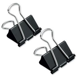 5 Star Office Foldback Clips 32mm Black [Pack 12]