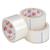 5 Star Office Clear Tape Roll Large Easy-tear Polypropylene 40 Microns 50mm x 66m [Pack 3]