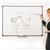 5 Star Office Drywipe Non-Magnetic Board with Fixing Kit and Detachable Pen Tray W1800xH1200mm