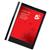 5 Star Office Project Flat File Lightweight Polypropylene with Indexing Strip A4 Black [Pack 5]