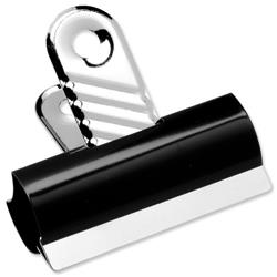 5 Star Office Grip Clips Metal Width 60mm Black [Pack 10]