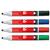 5 Star Office Drywipe Marker Xylene/Toluene-free Bullet Tip 3mm Line Assorted [Wallet 4]