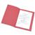 5 Star Office Square Cut Folder Recycled Pre-punched 180gsm Foolscap Red [Pack 100]