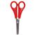 5 Star Office School Scissors 130mm Red