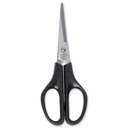 5 Star Office Scissors 140mm ABS Handles Black