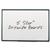 5 Star Office Drywipe Non-Magnetic Board with Fixing Kit and Detachable Pen Tray W1800xH1200mm