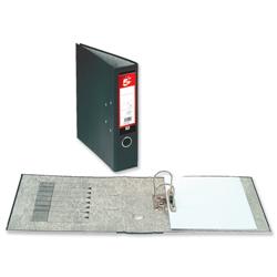 5 Star Office Lever Arch File 70mm A4 Black [Pack 10]