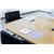 Durable Duraglas Deskmat Transparent 42 x 30cm Ref 711119