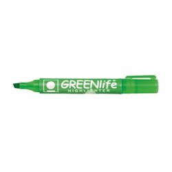 5 Star Eco Highlighter 1-5mm Line Green [Pack 10]