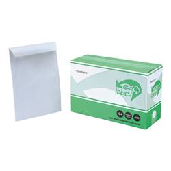 5 Star Eco Envelopes Recycled Pocket Self Seal 90gsm White C4 [Pack 250]