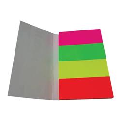 5 Star Office Index Flags Neon 20x50mm 50 Sheets per Colour
