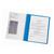 5 Star Office Document Folder Task File Semi-rigid Clear Pocket Front Cover A4 Blue [Pack 5]