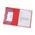 5 Star Office Executive Flat File Semi-rigid Opaque Cover A4 Red [Pack 5]