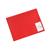 5 Star Office Executive Flat File Semi-rigid Opaque Cover A4 Red [Pack 5]
